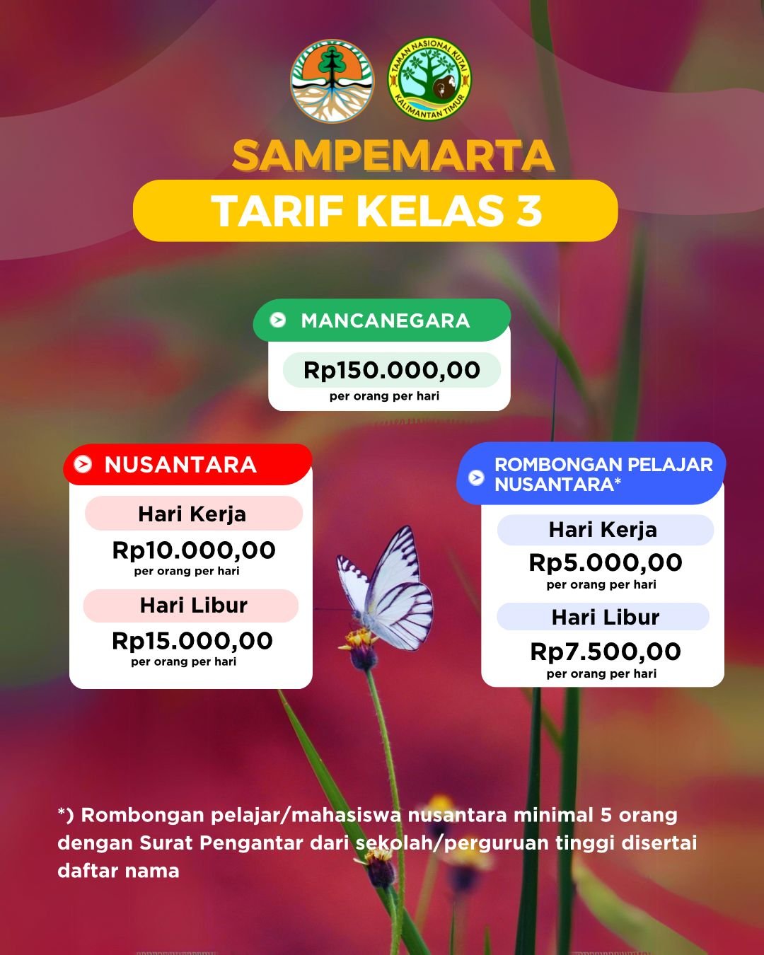 Daftar Harga Tiket Goa Sampemarta
